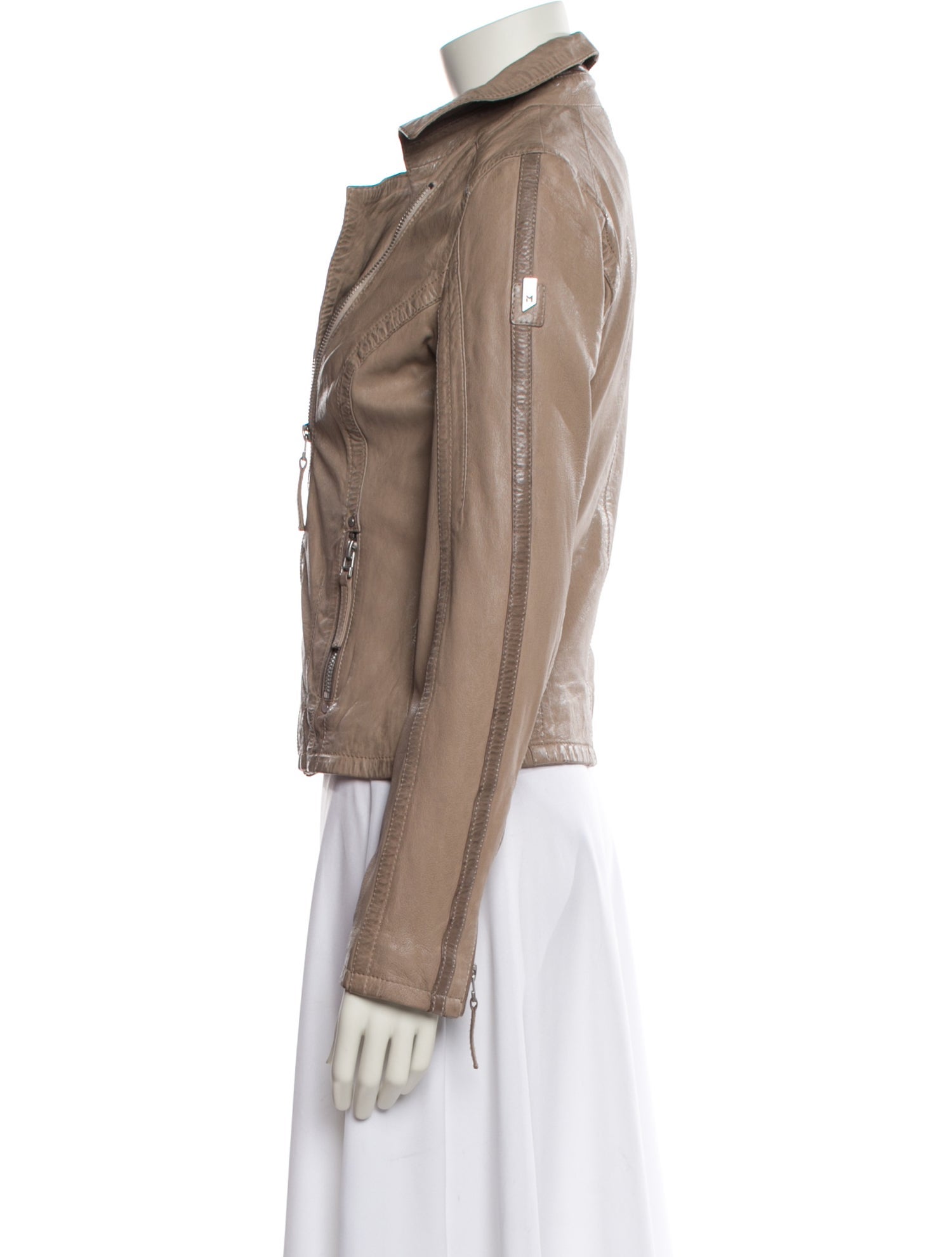 Mauritius Lamb Leather Biker Jacket