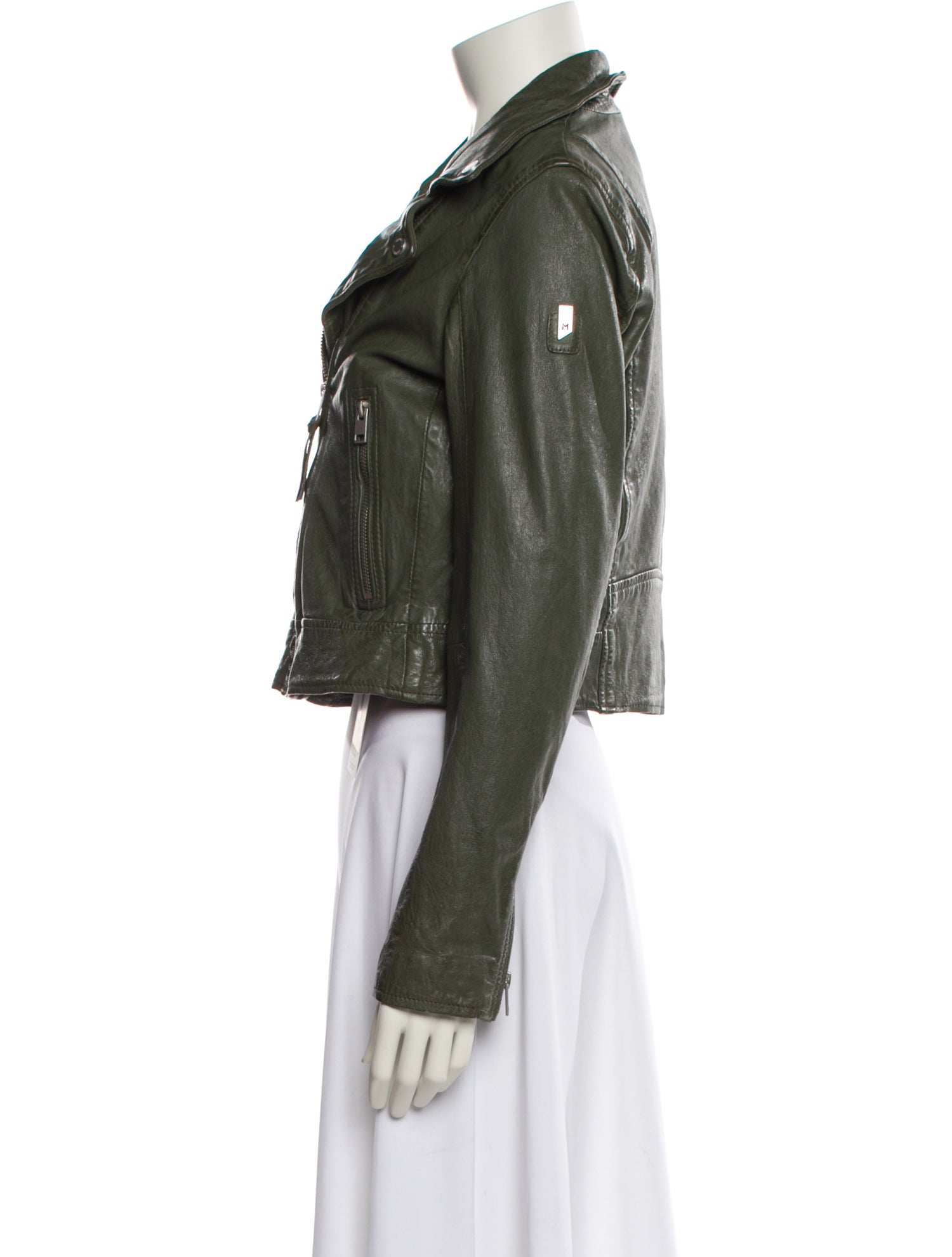 Mauritius Lamb Leather Biker Jacket