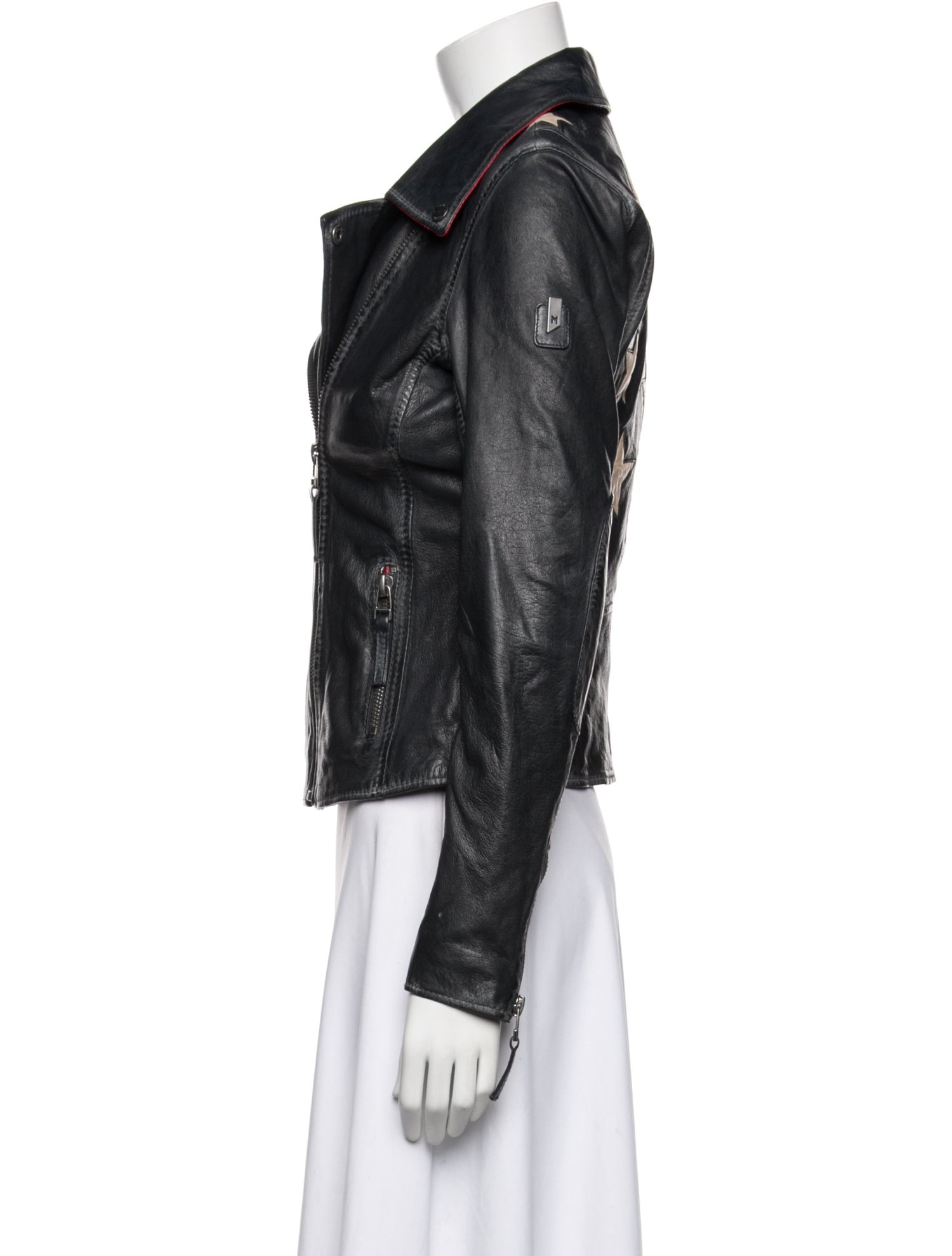 Mauritius Lamb Leather Biker Jacket