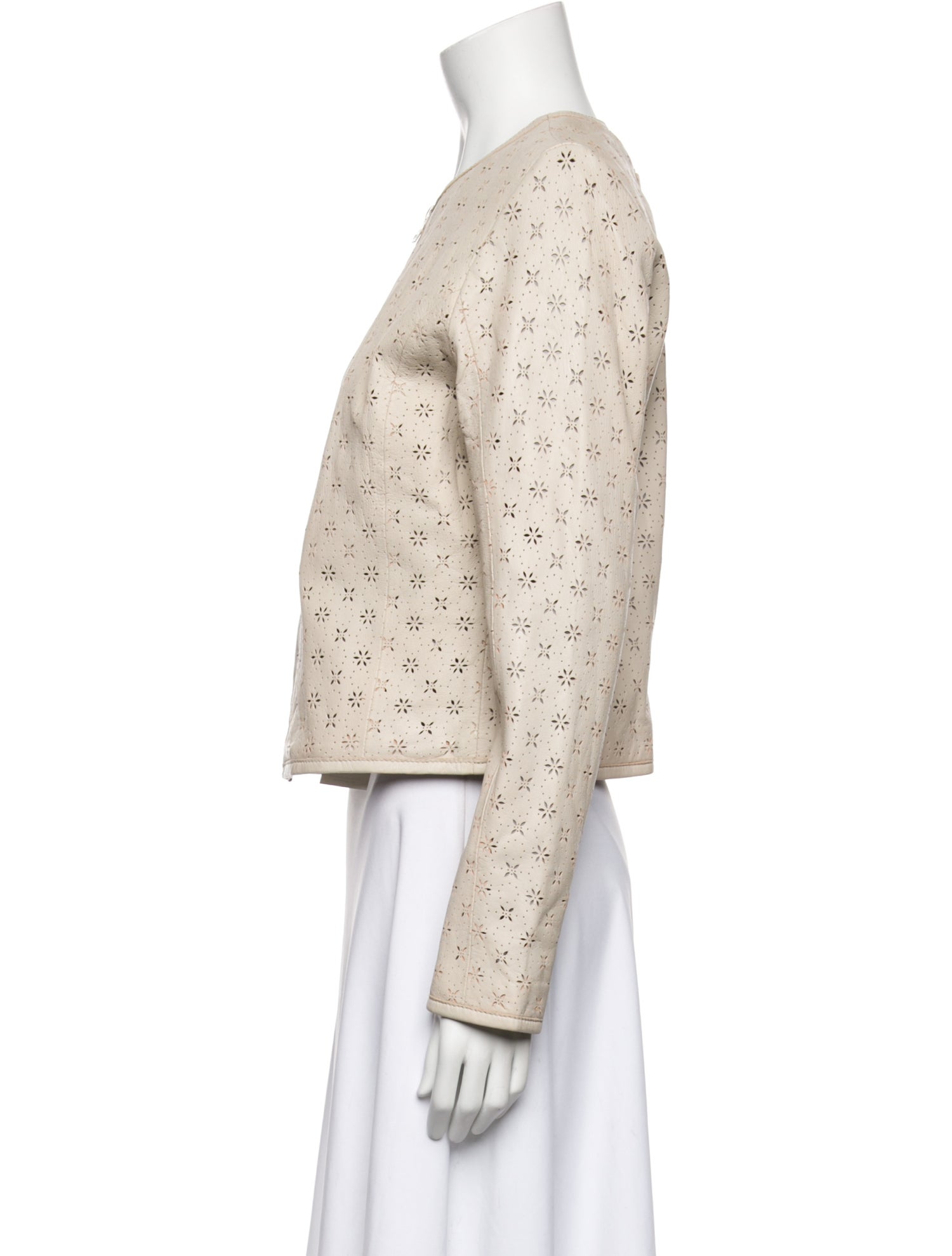 Mauritius Wool Printed Evening Jacket