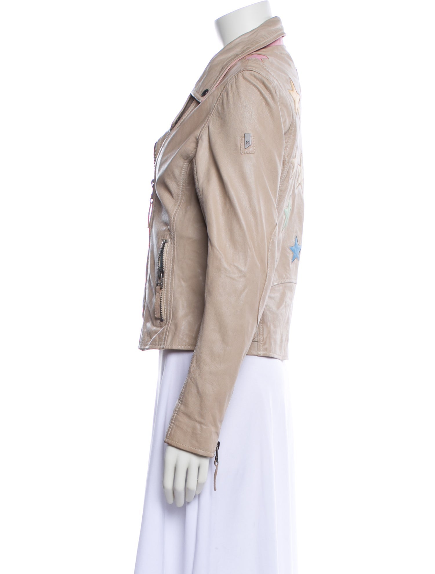 Mauritius Lamb Leather Biker Jacket