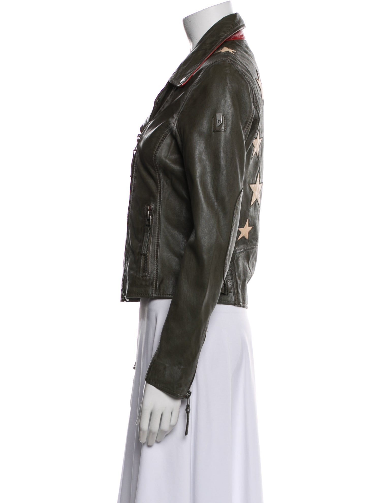 Mauritius Leather Biker Jacket w/ Tags