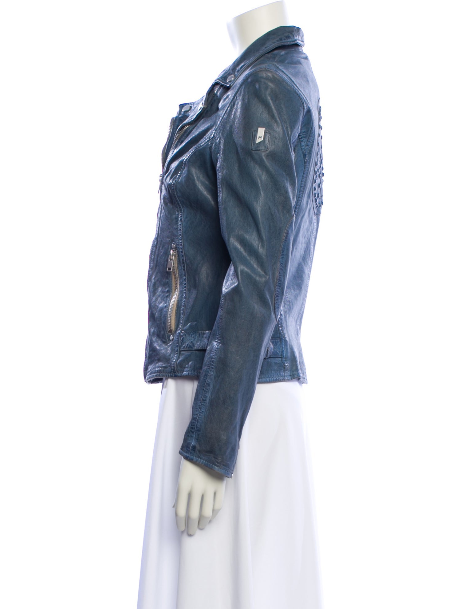 Mauritius Lamb Leather Biker Jacket
