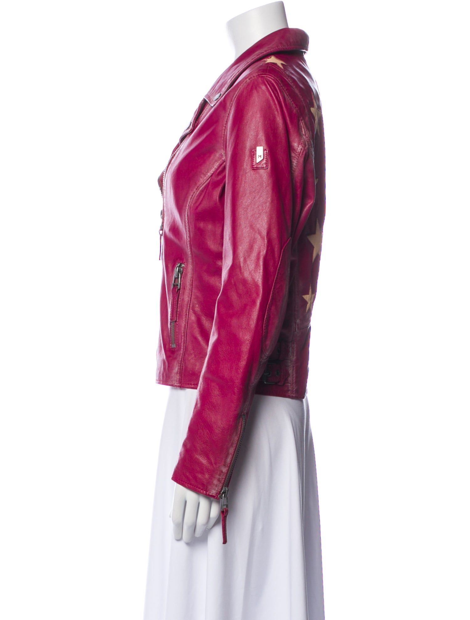 Mauritius Lamb Leather Biker Jacket