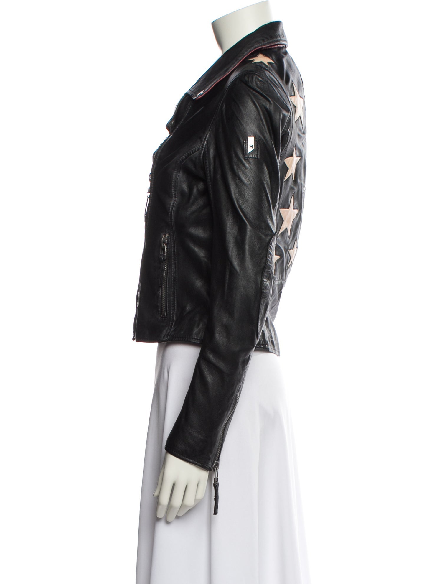 Mauritius Lamb Leather Biker Jacket