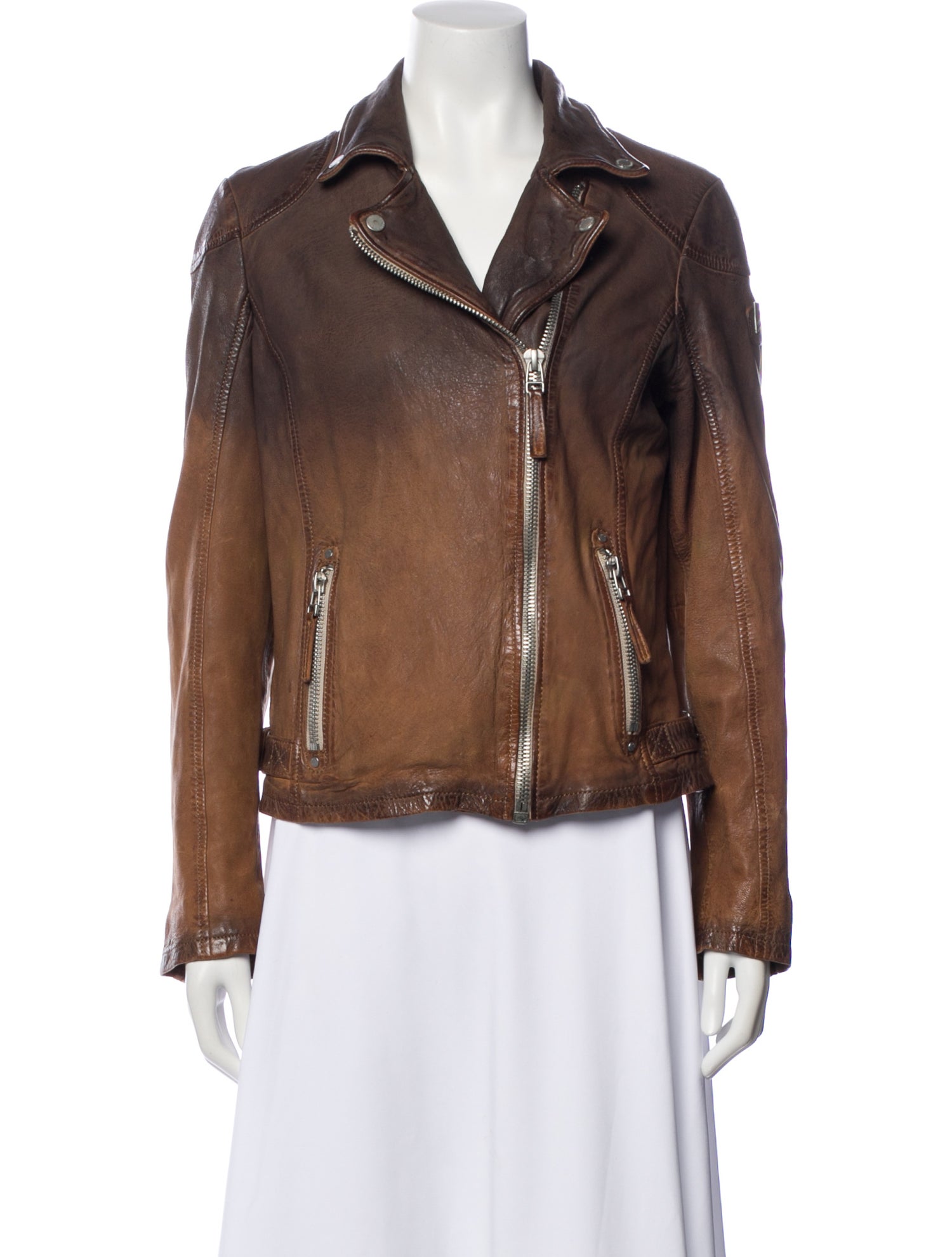 Mauritius Leather Biker Jacket