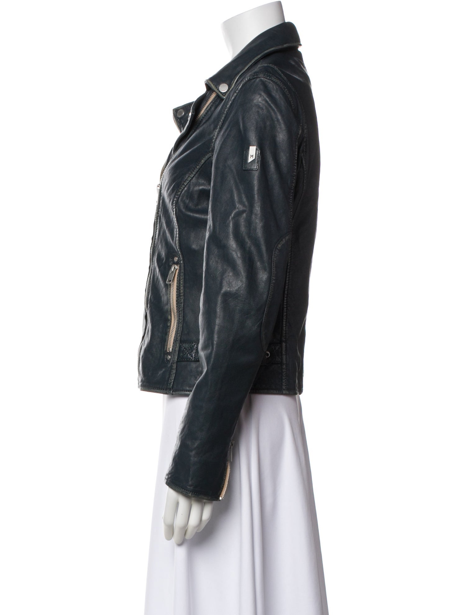 Mauritius Lamb Leather Biker Jacket