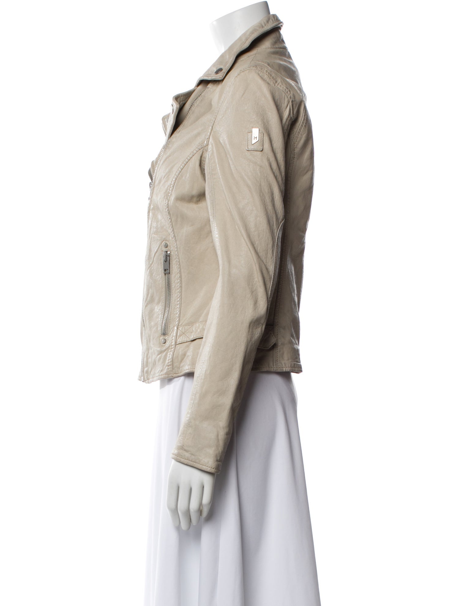 Mauritius Lamb Leather Biker Jacket