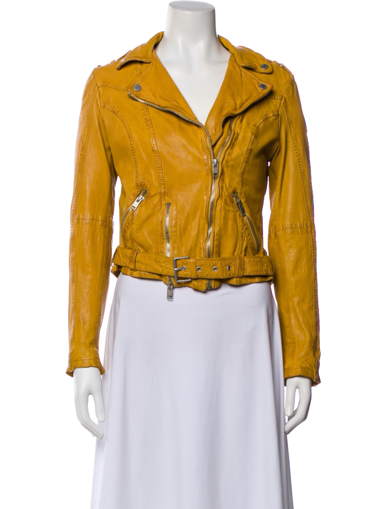 Mauritius Leather Biker Jacket