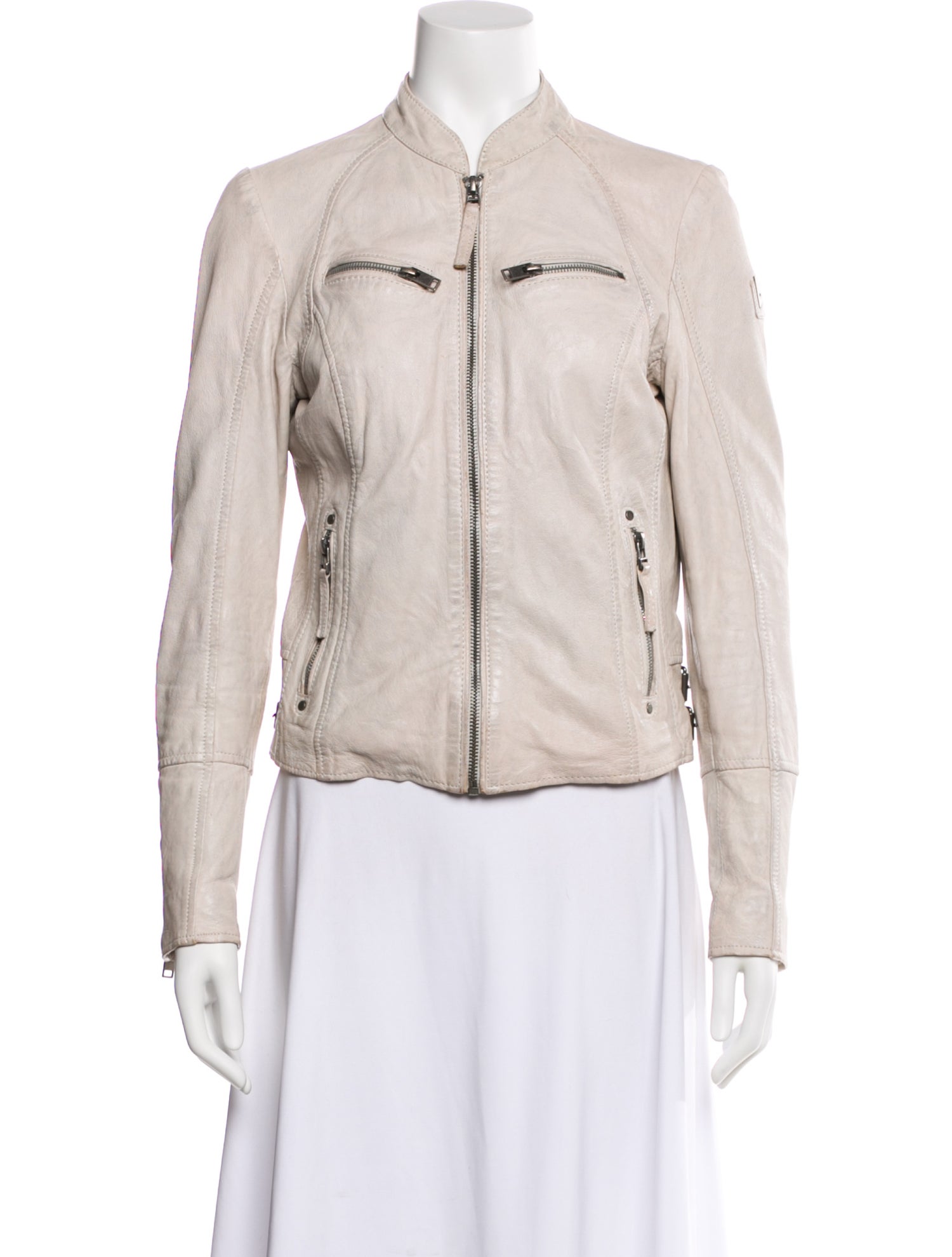 Mauritius Lamb Leather Biker Jacket