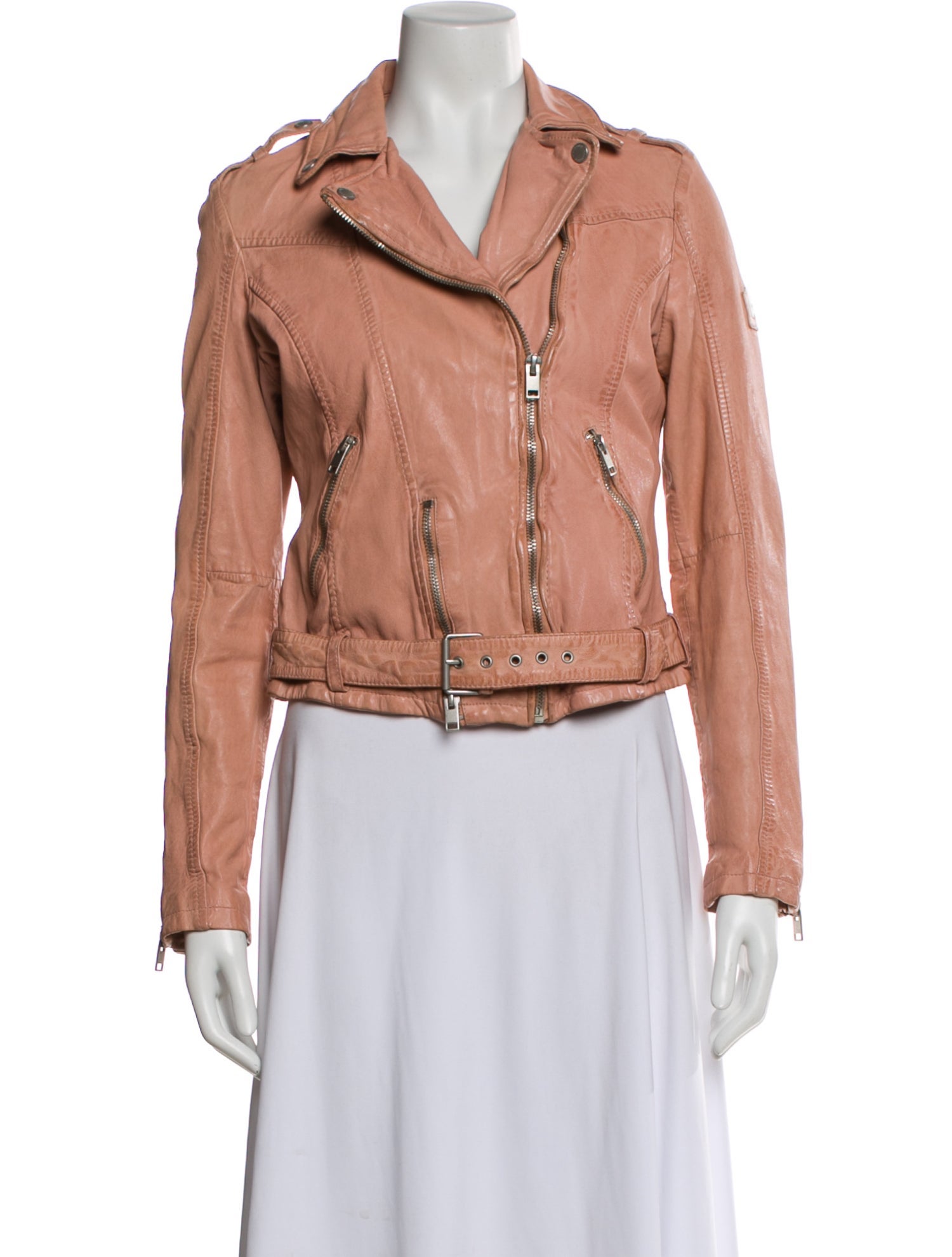 Mauritius Leather Biker Jacket