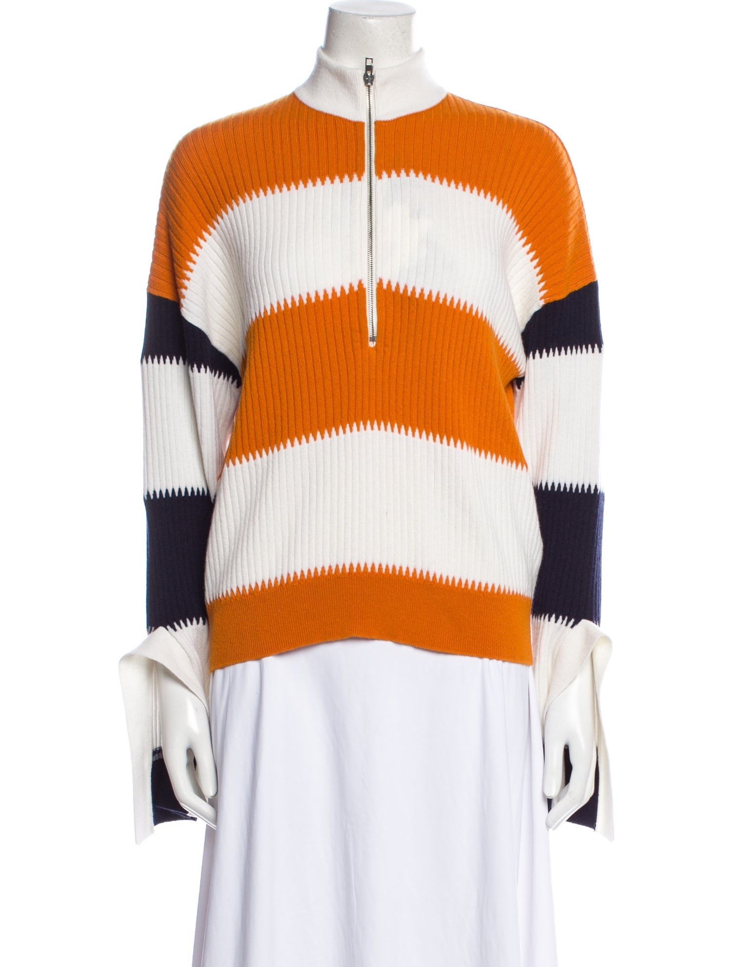 MRZ Virgin Wool Striped Sweater w/ Tags