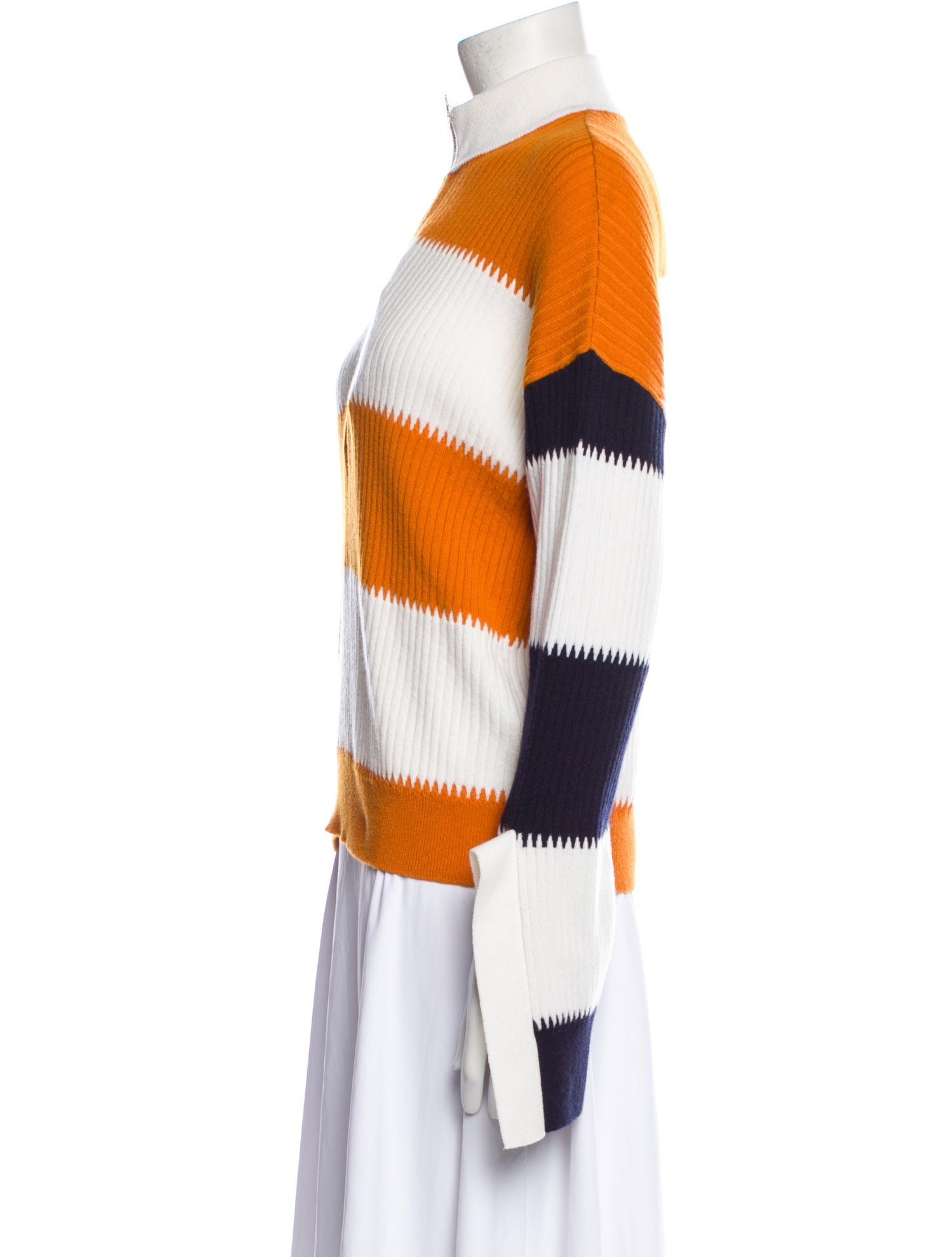 MRZ Virgin Wool Striped Sweater w/ Tags