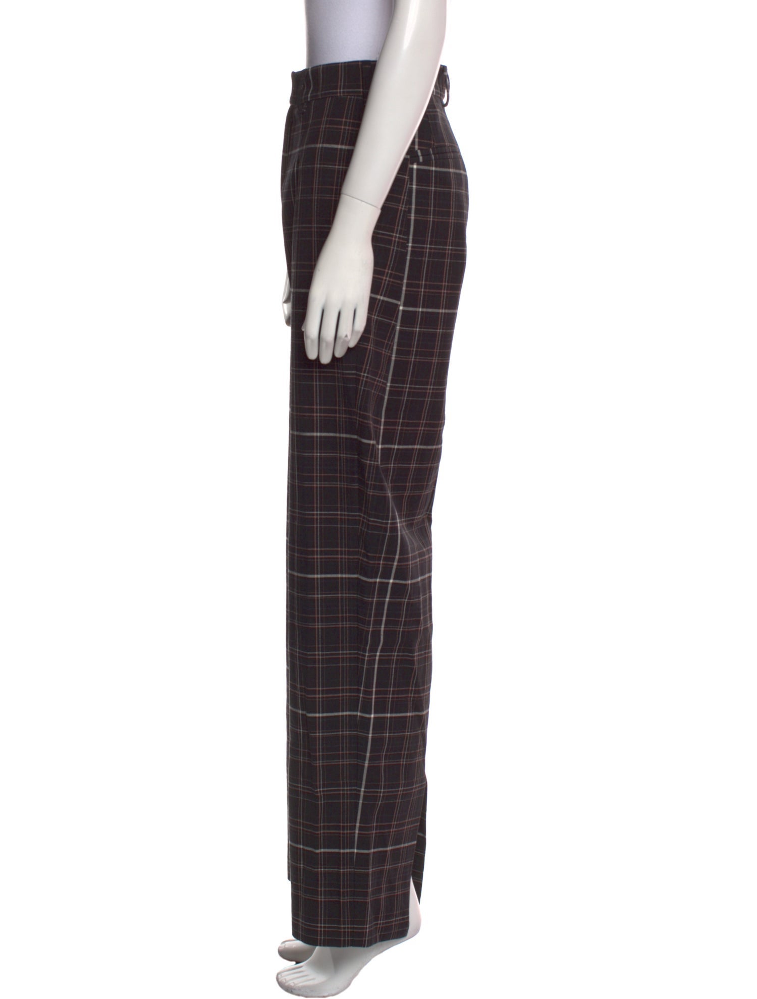 MRZ Plaid Print Wide Leg Pants w/ Tags