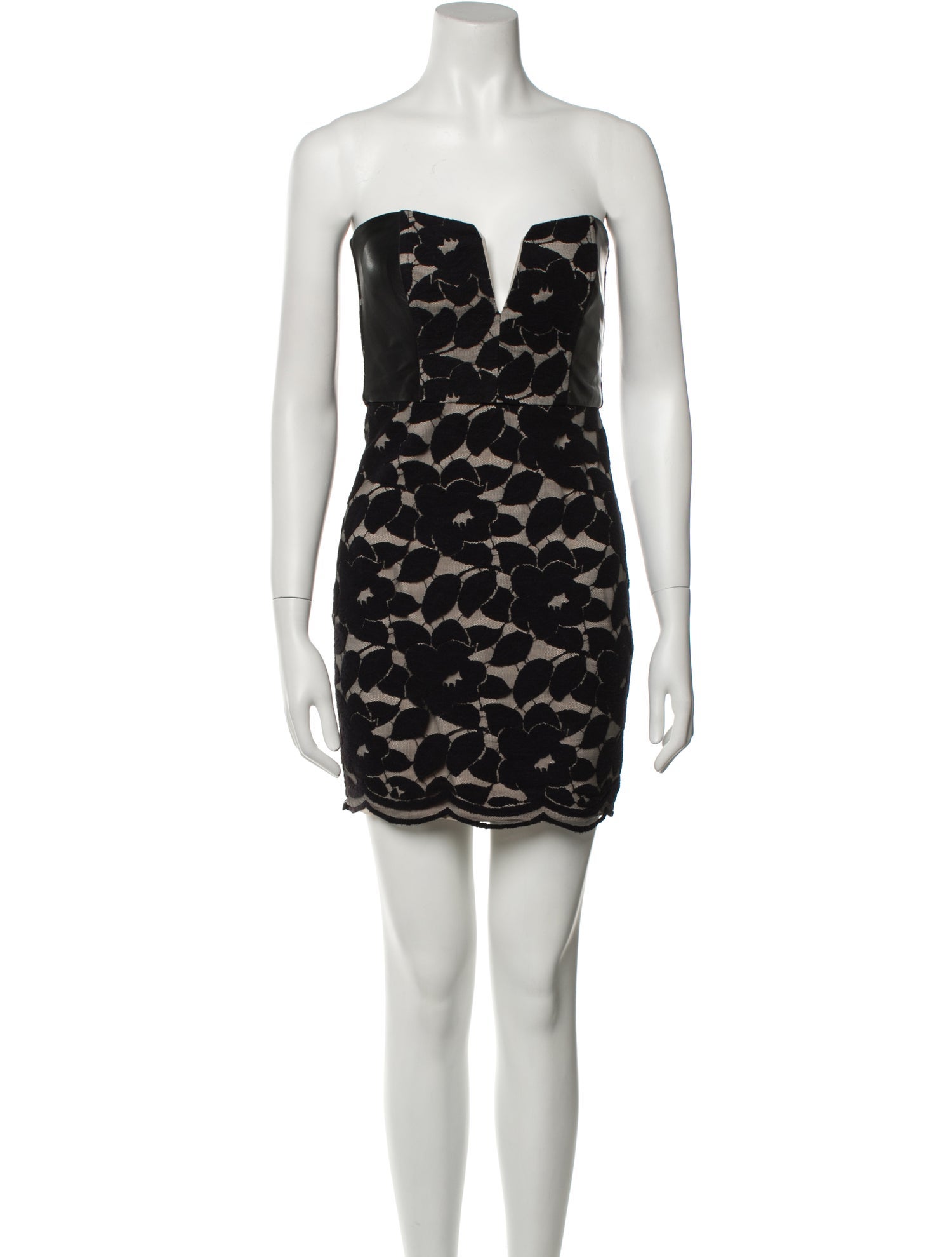 Mason Lambskin Mini Dress