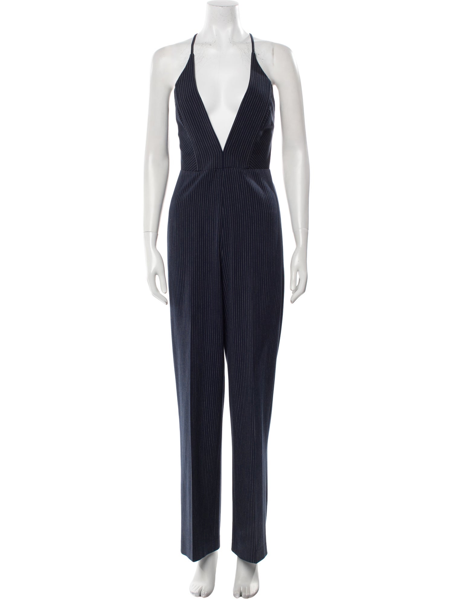 Mason Striped Halterneck Jumpsuit