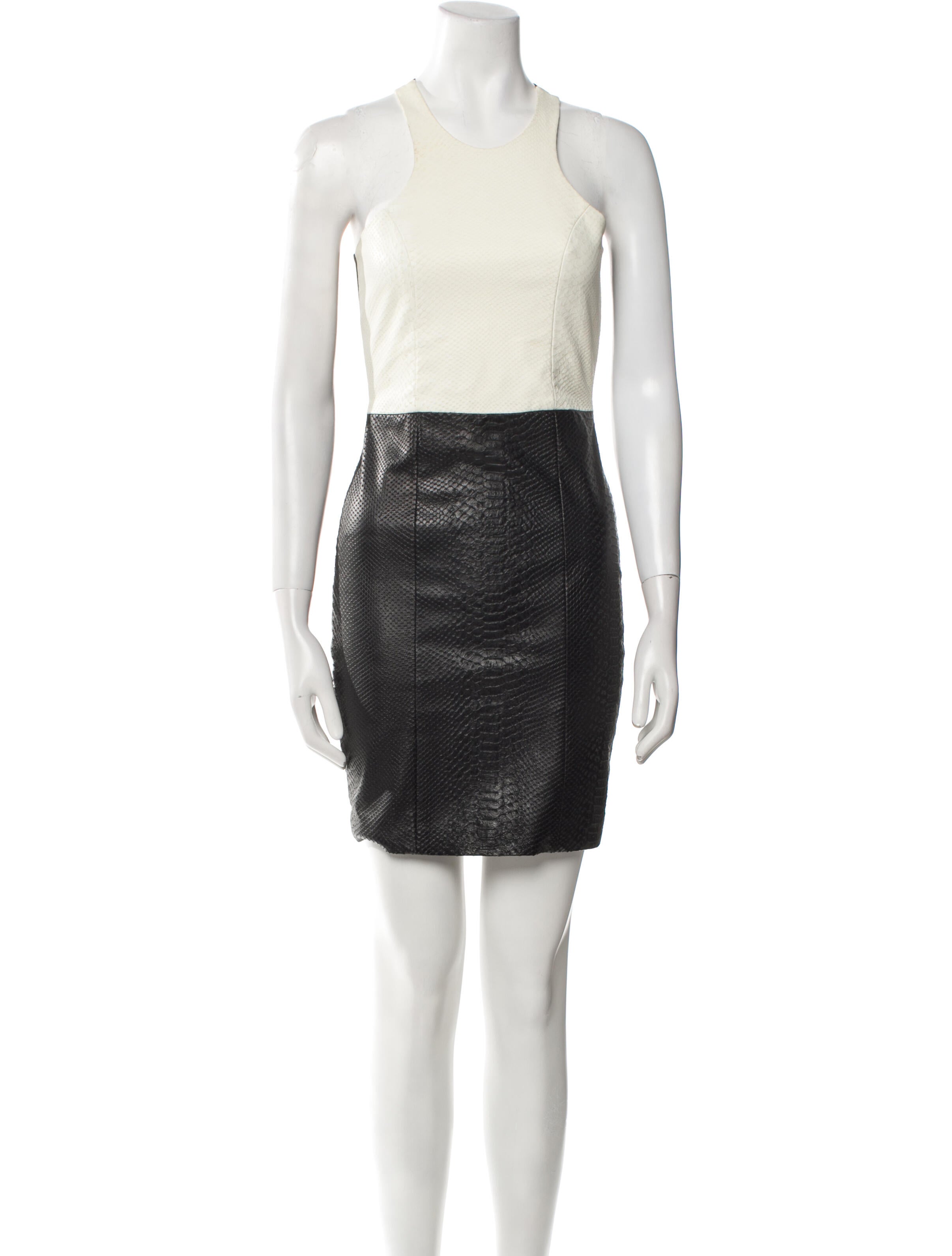 Mason Lambskin Mini Dress