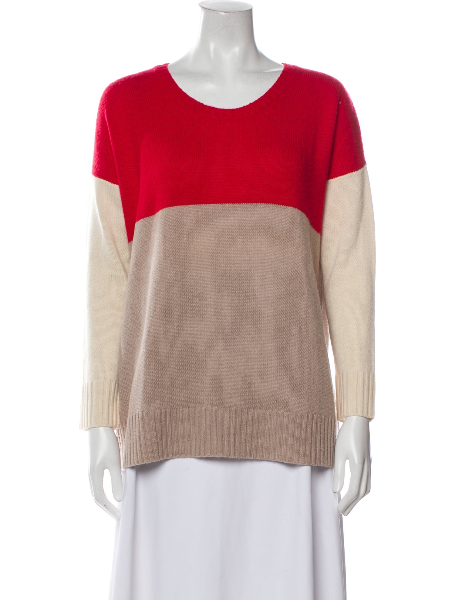 Mason Wool Colorblock Pattern Sweater