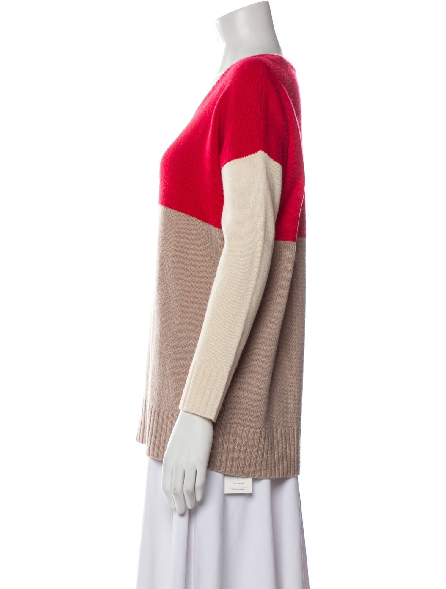 Mason Wool Colorblock Pattern Sweater