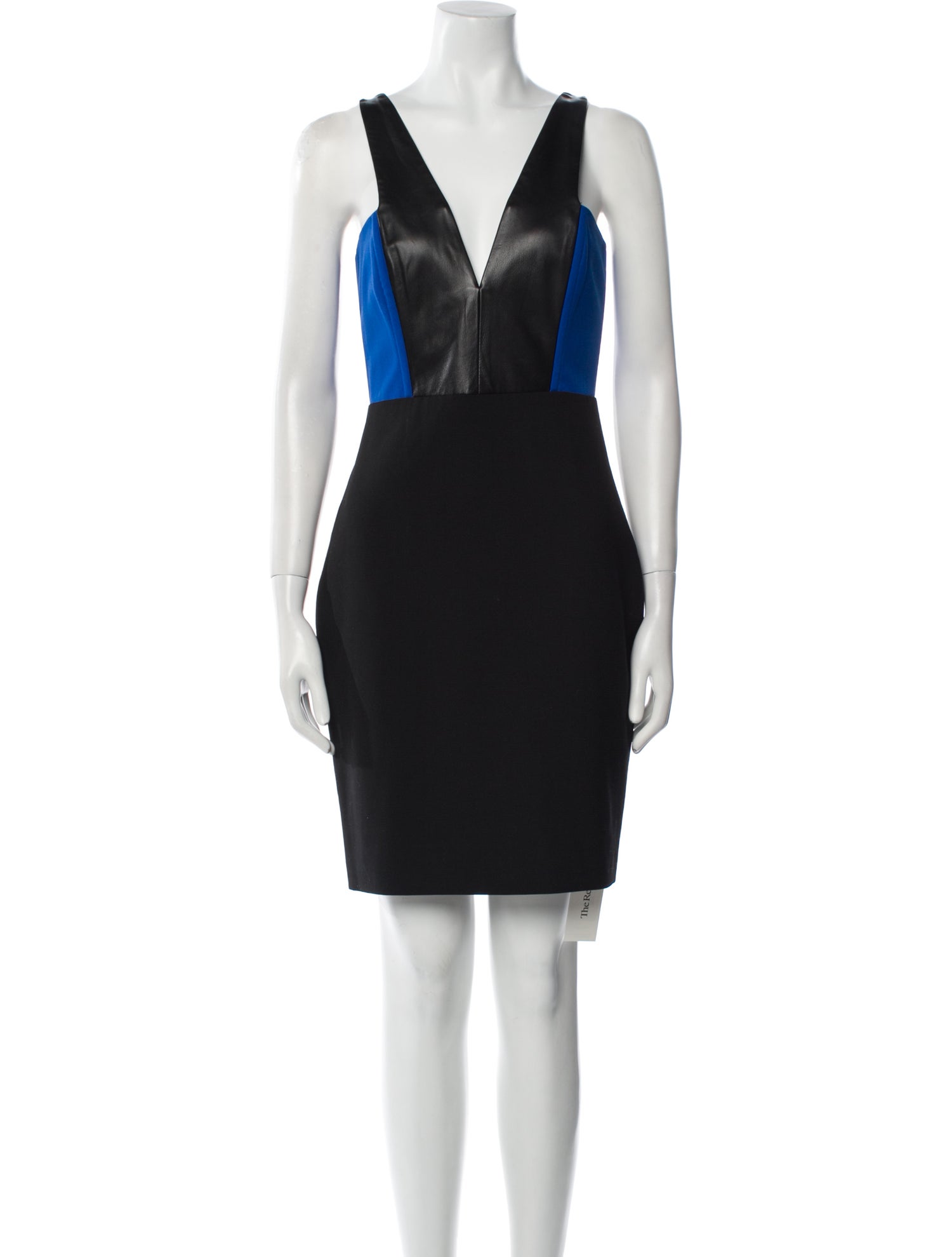 Mason Plunge Neckline Mini Dress