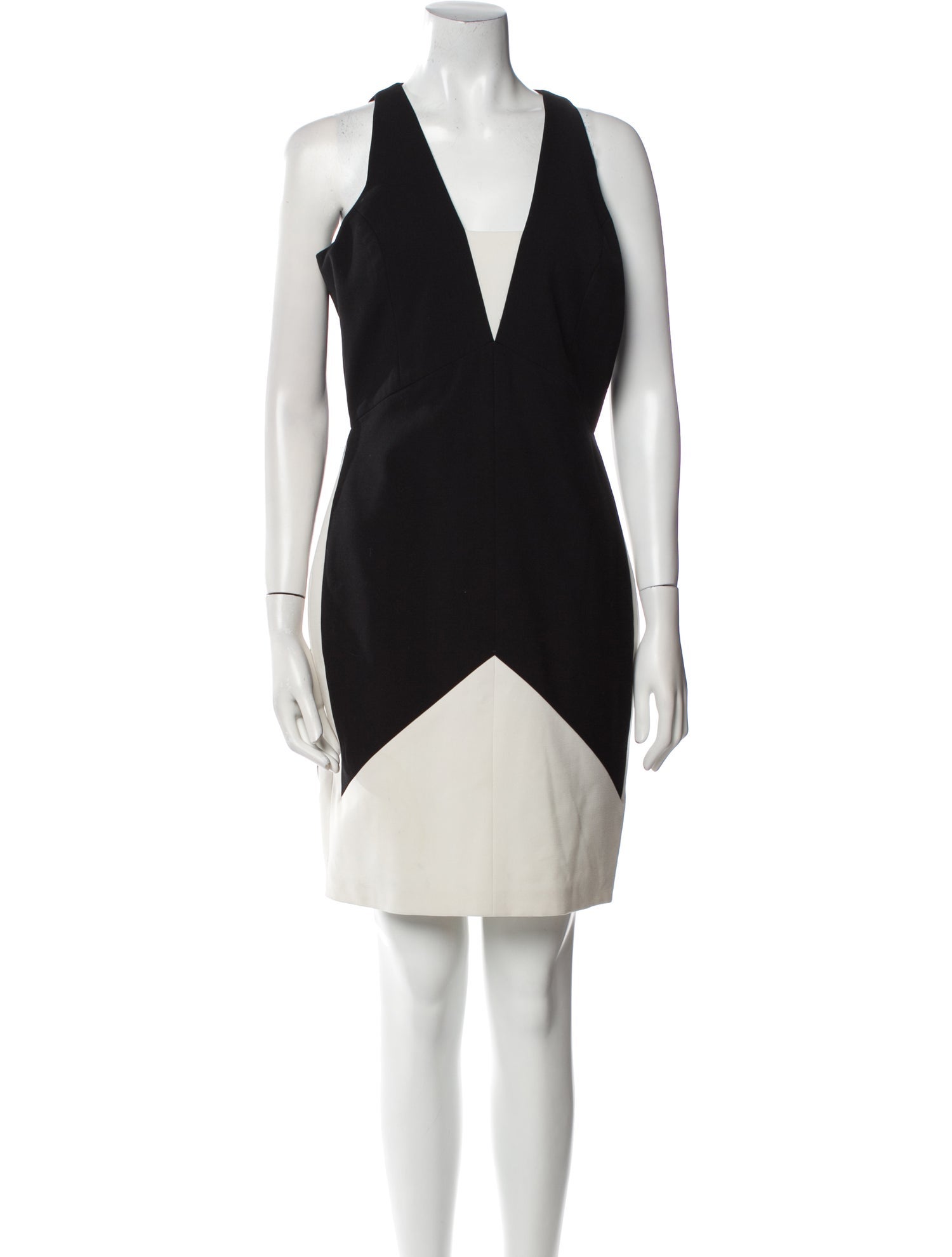 Mason Plunge Neckline Mini Dress