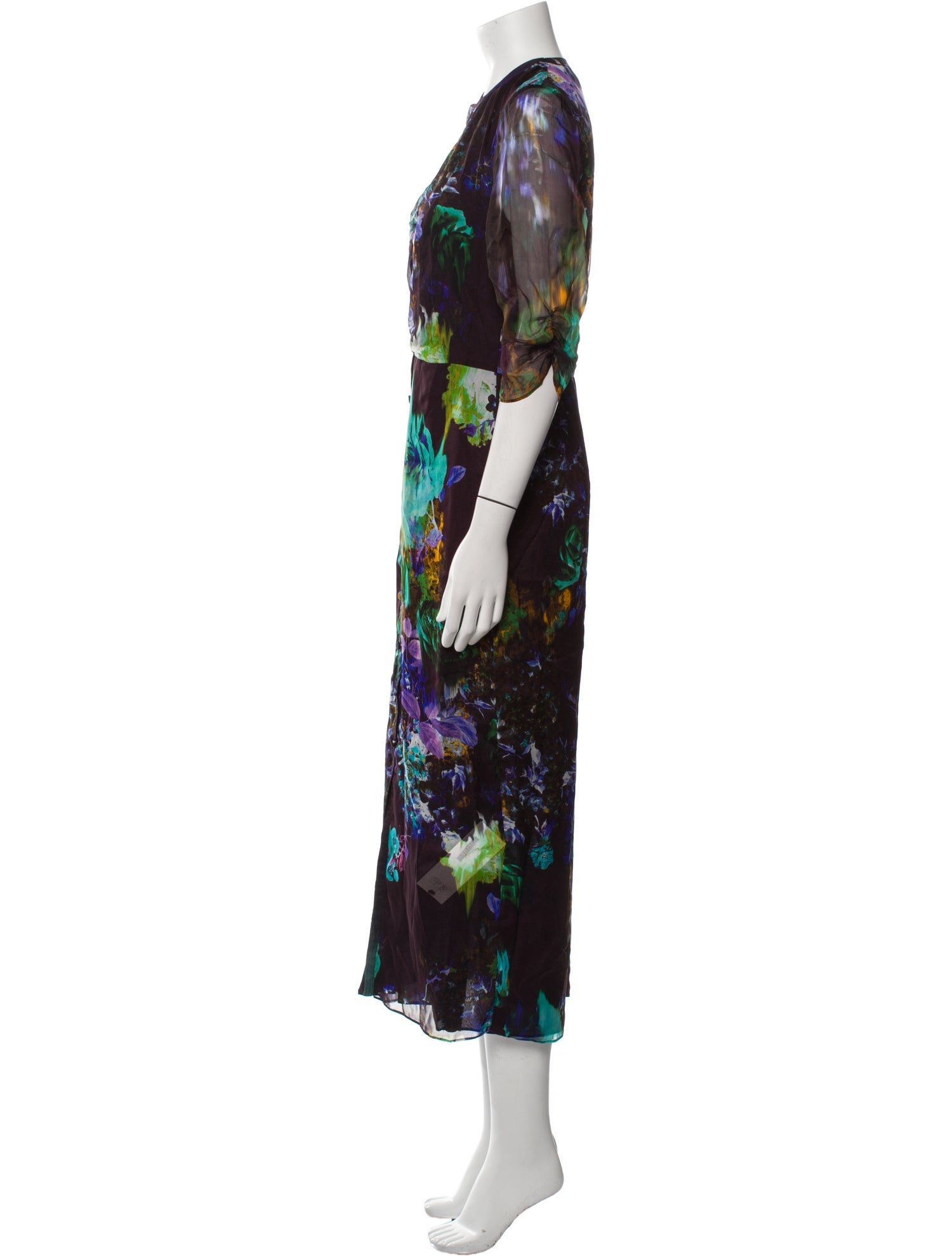 Mason Floral Print Long Dress