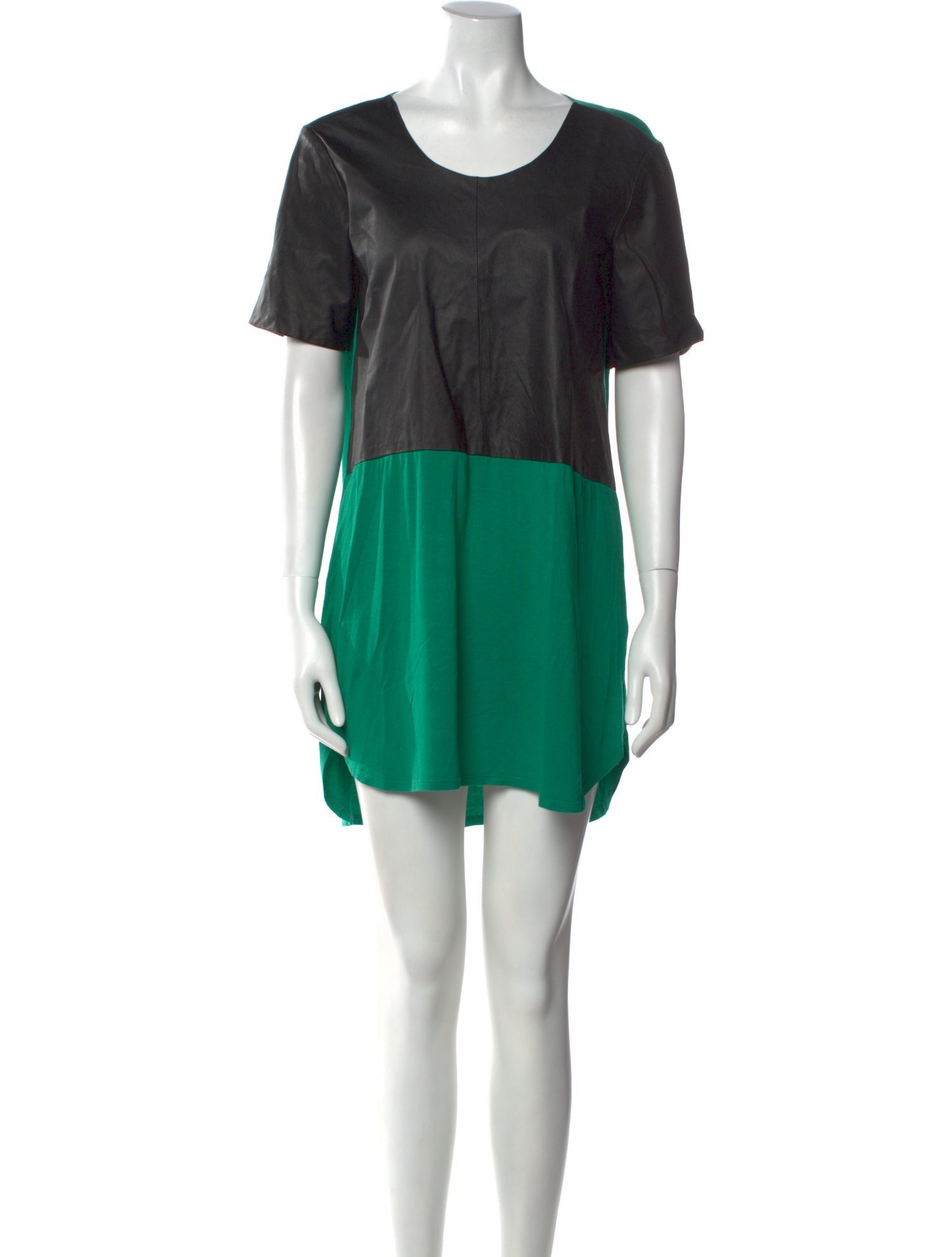 Mason Colorblock Pattern Mini Dress