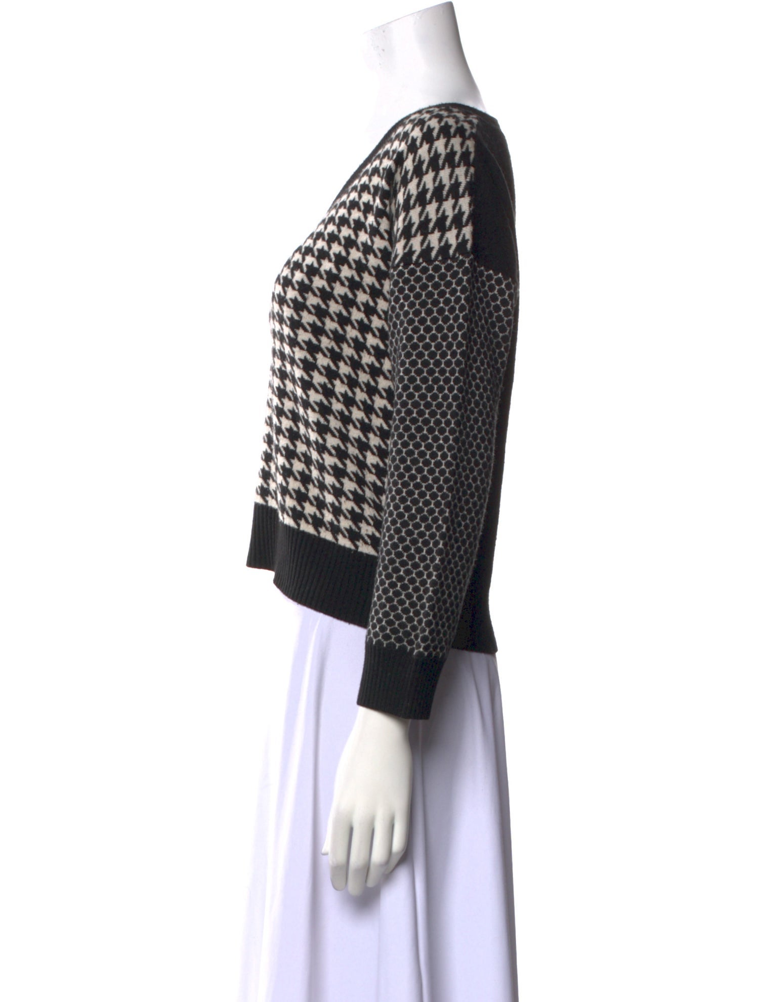 Mason Printed V-Neck Sweater