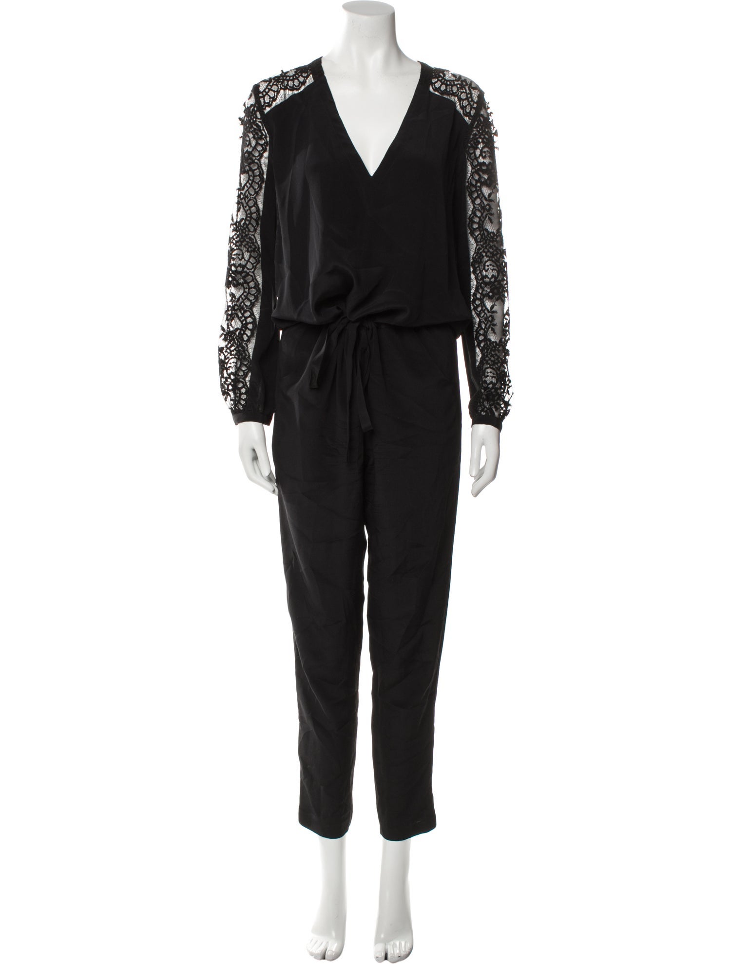 Mason Silk V-Neck Jumpsuit