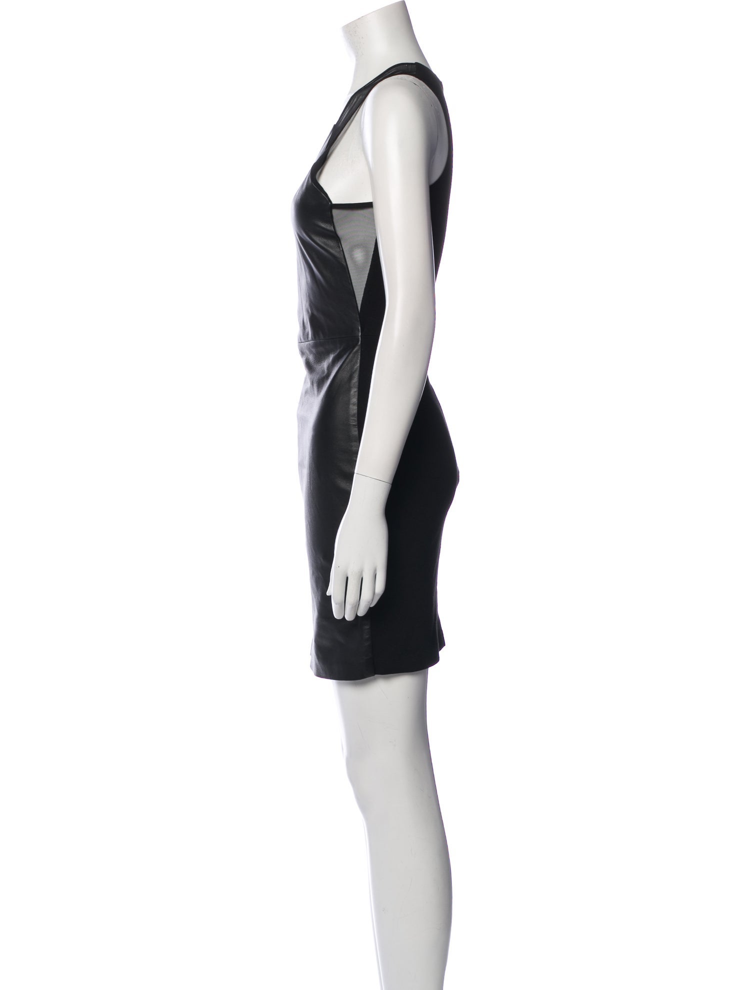 Mason Lambskin Mini Dress