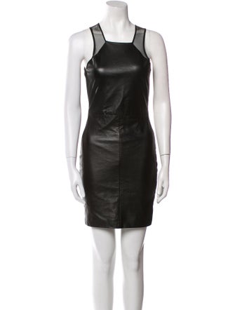 Mason Leather Mini Dress