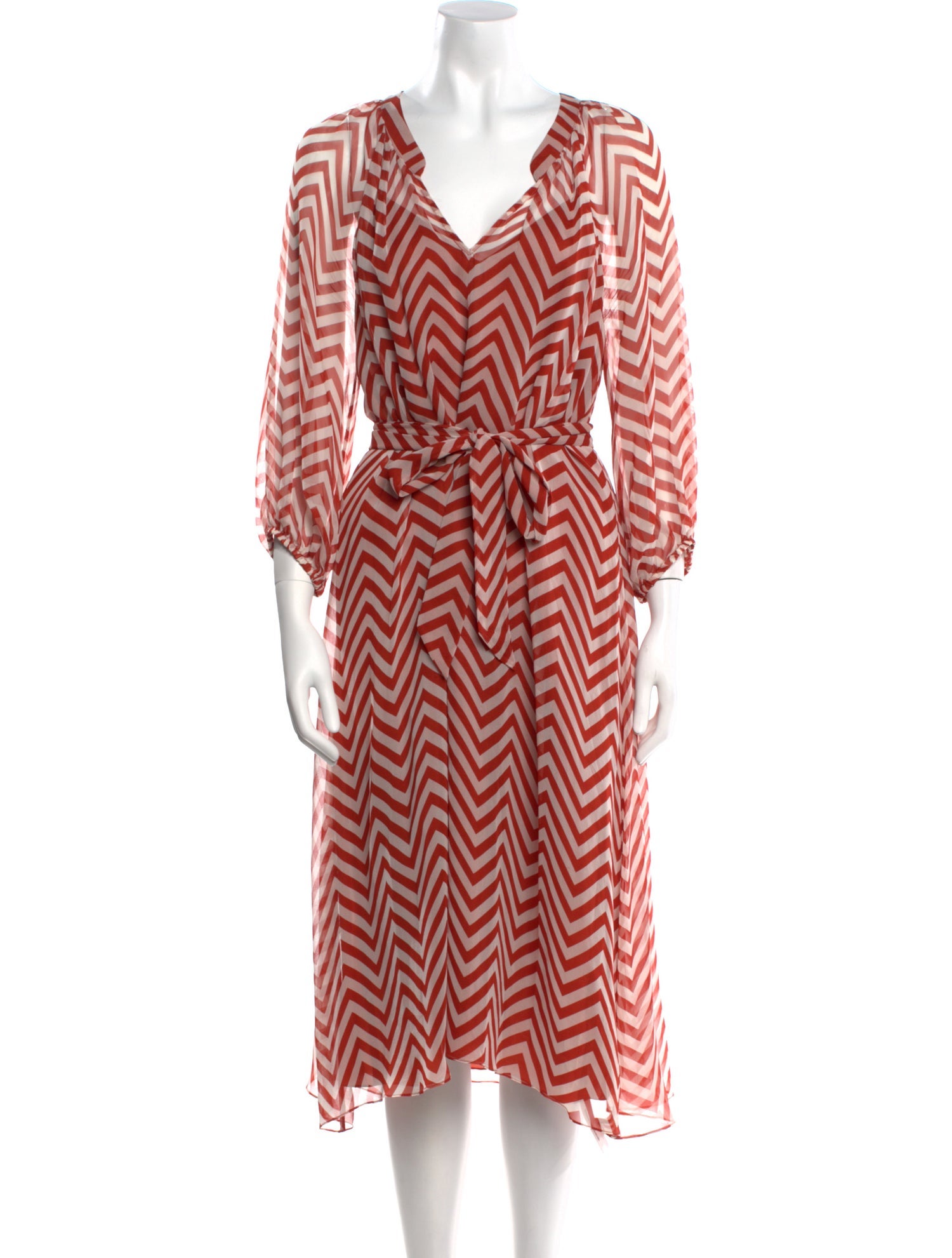 Mason Silk Midi Length Dress