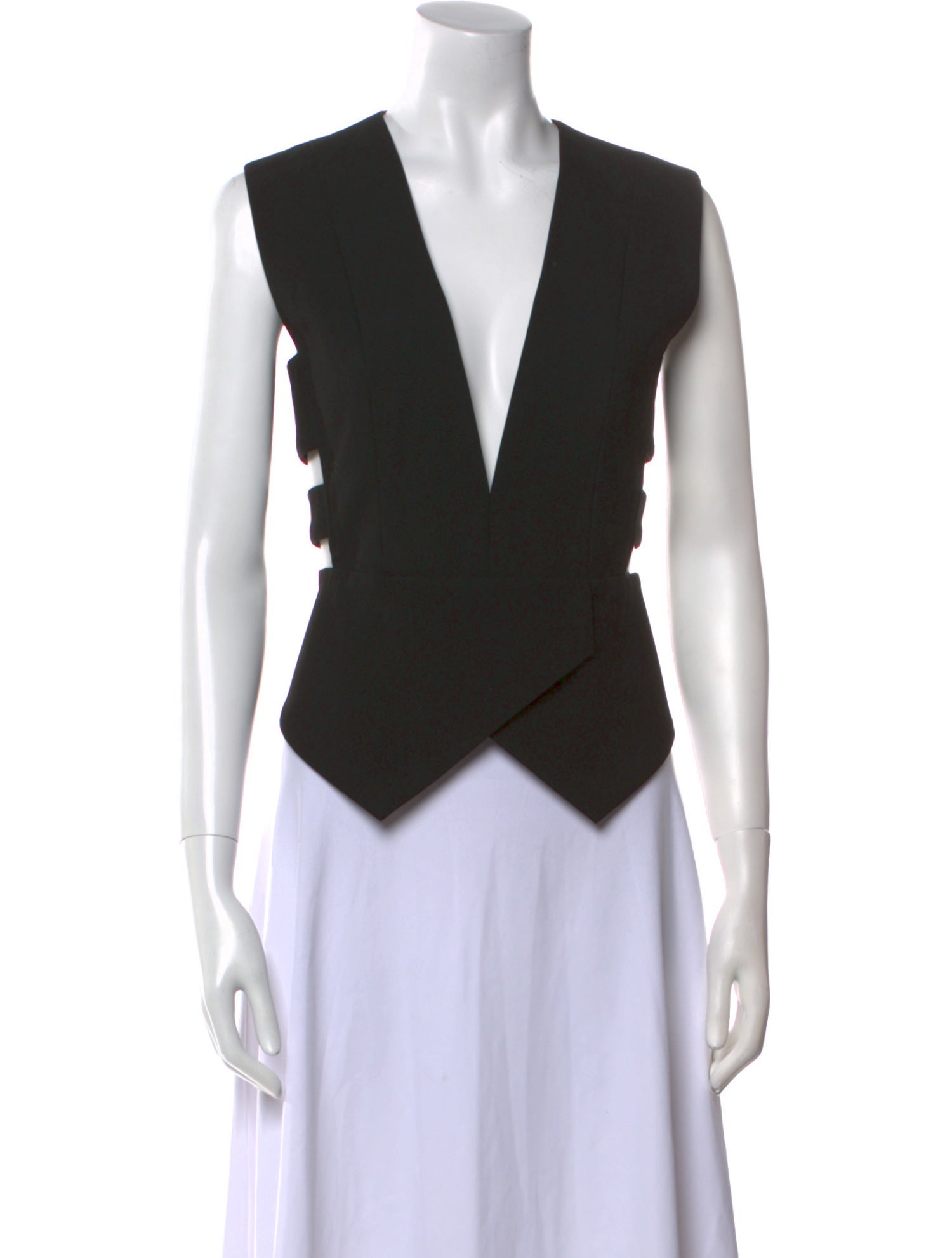 Mason V-Neck Sleeveless Crop Top