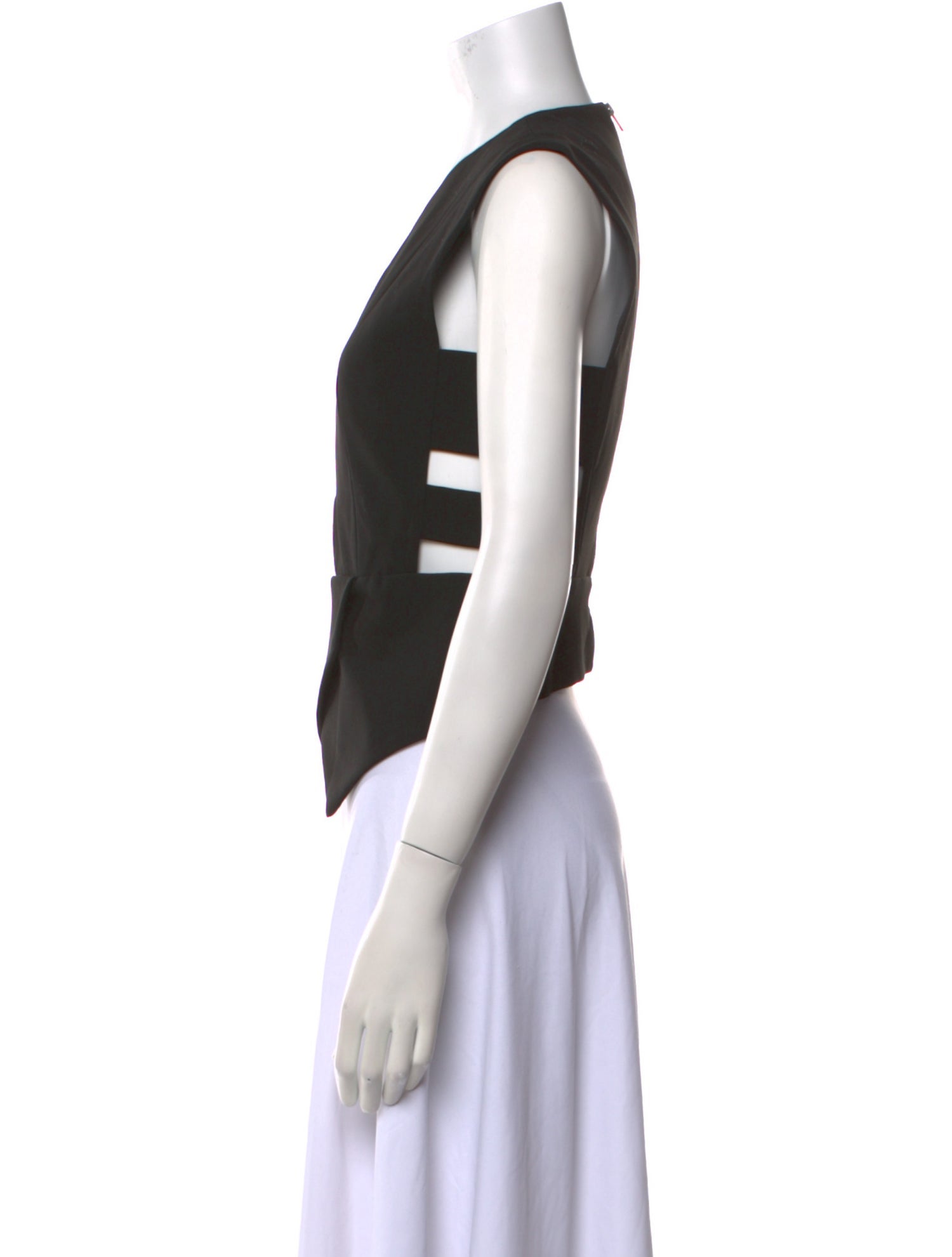 Mason V-Neck Sleeveless Crop Top