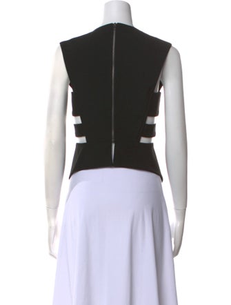 Mason V-Neck Sleeveless Crop Top