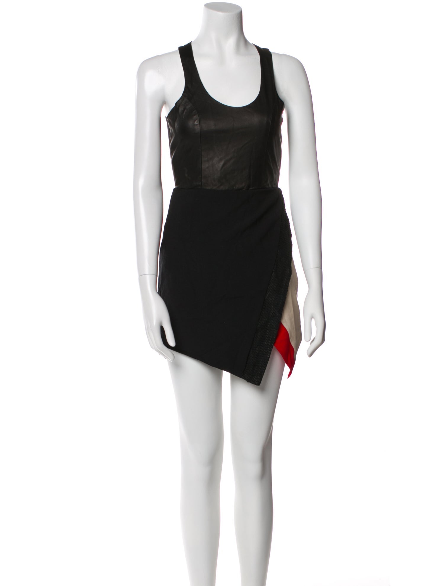 Mason Lambskin Mini Dress