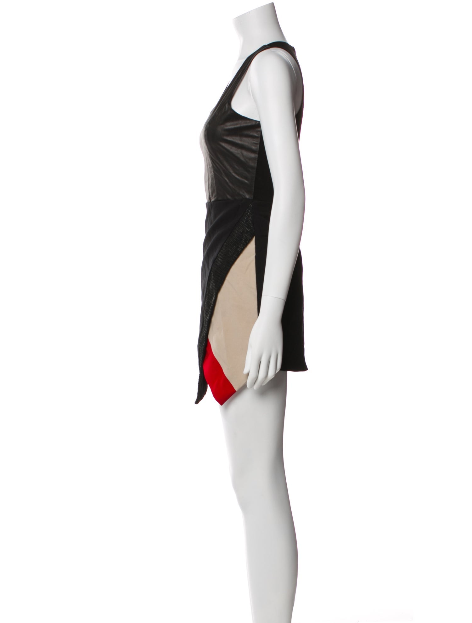 Mason Lambskin Mini Dress