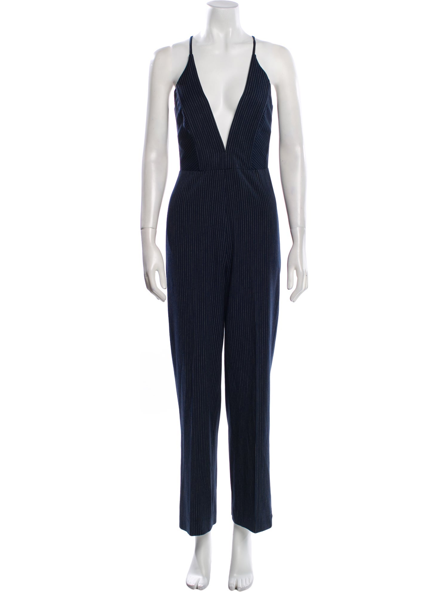Mason Striped V-Neck Jumpsuit