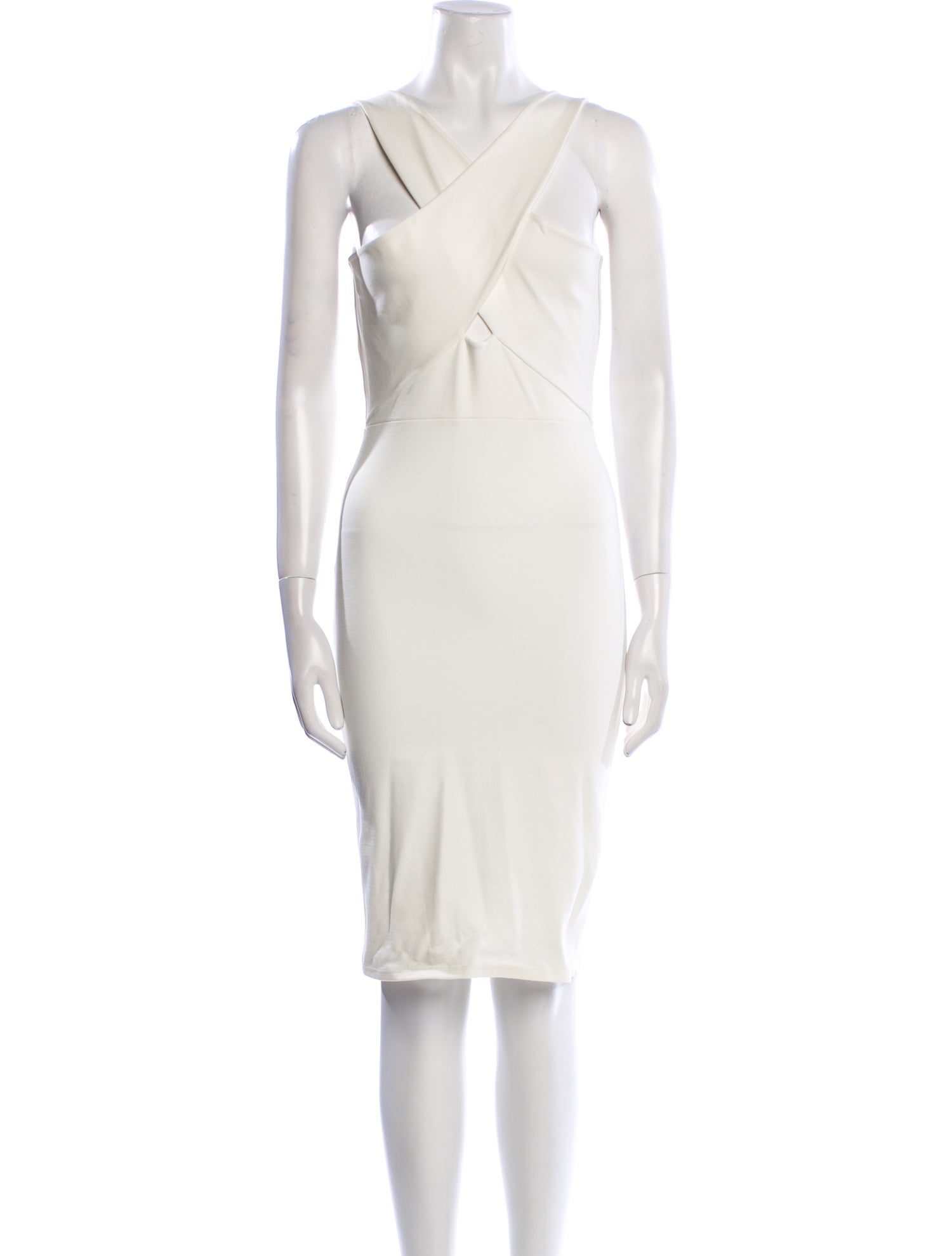 Mason V-Neck Knee-Length Dress