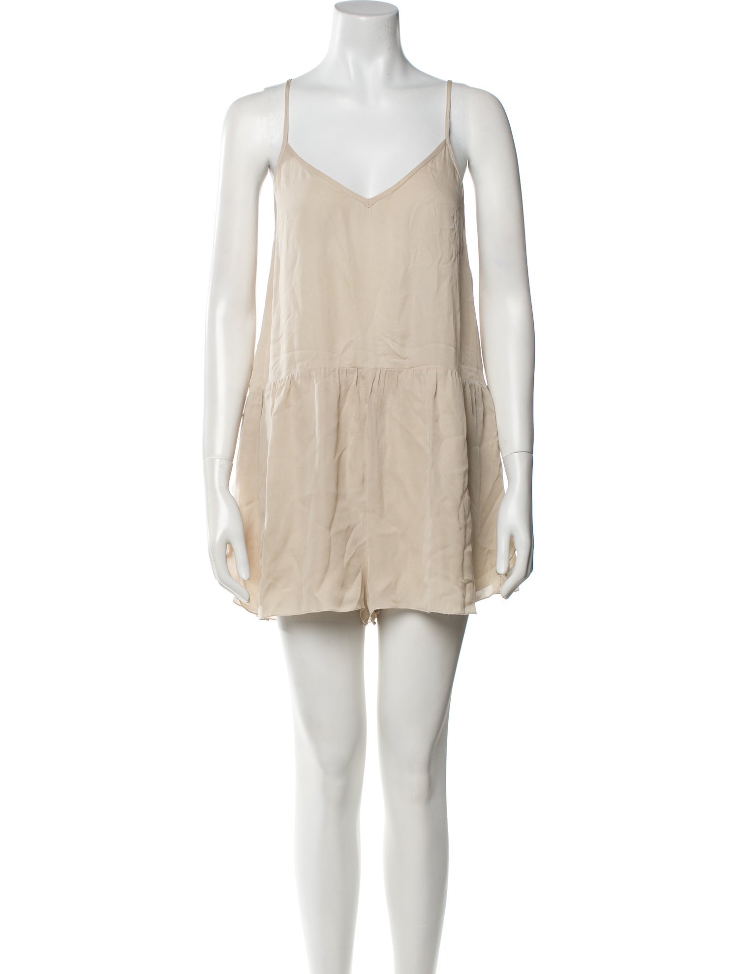 Mason Silk V-Neck Romper