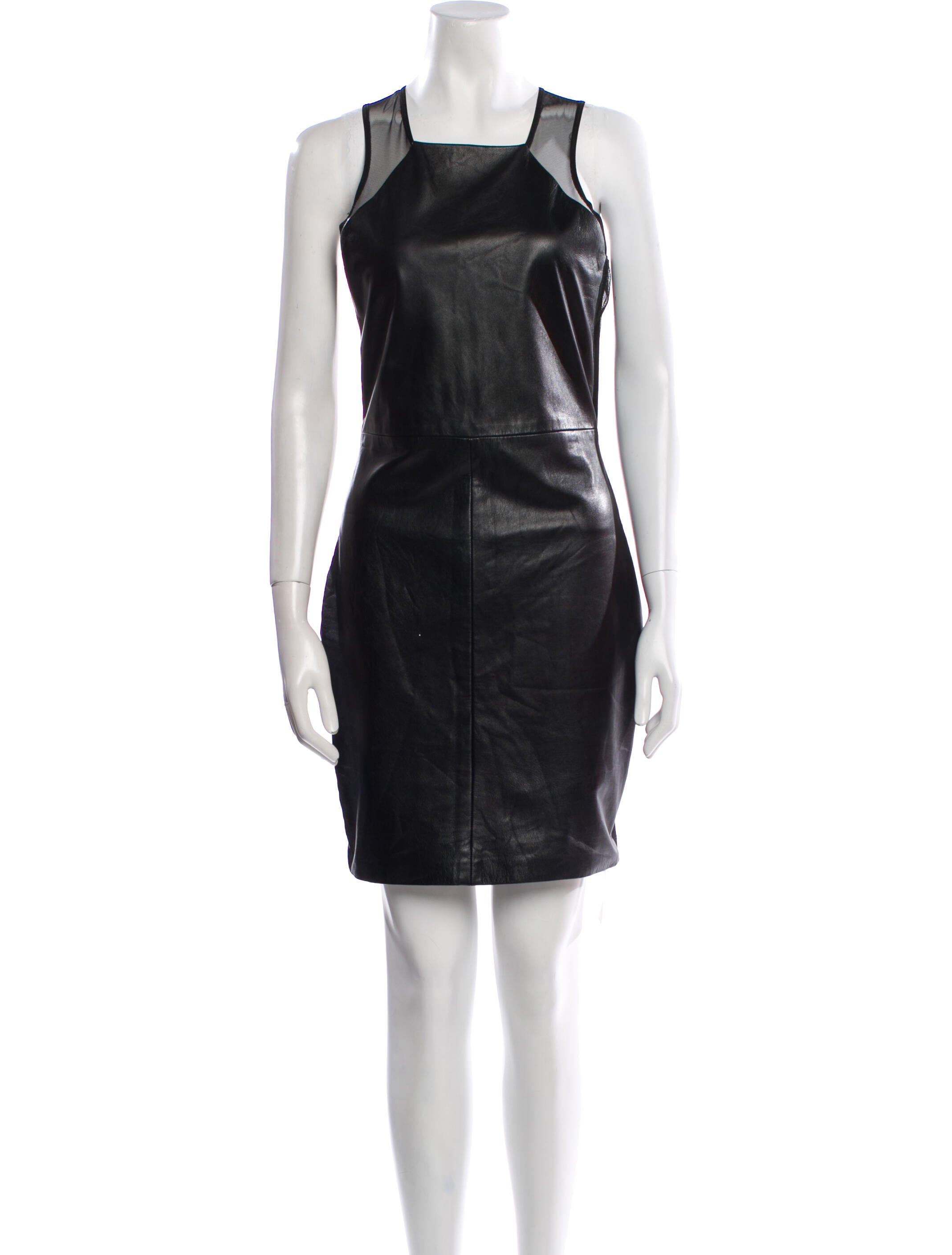 Mason Lambskin Mini Dress