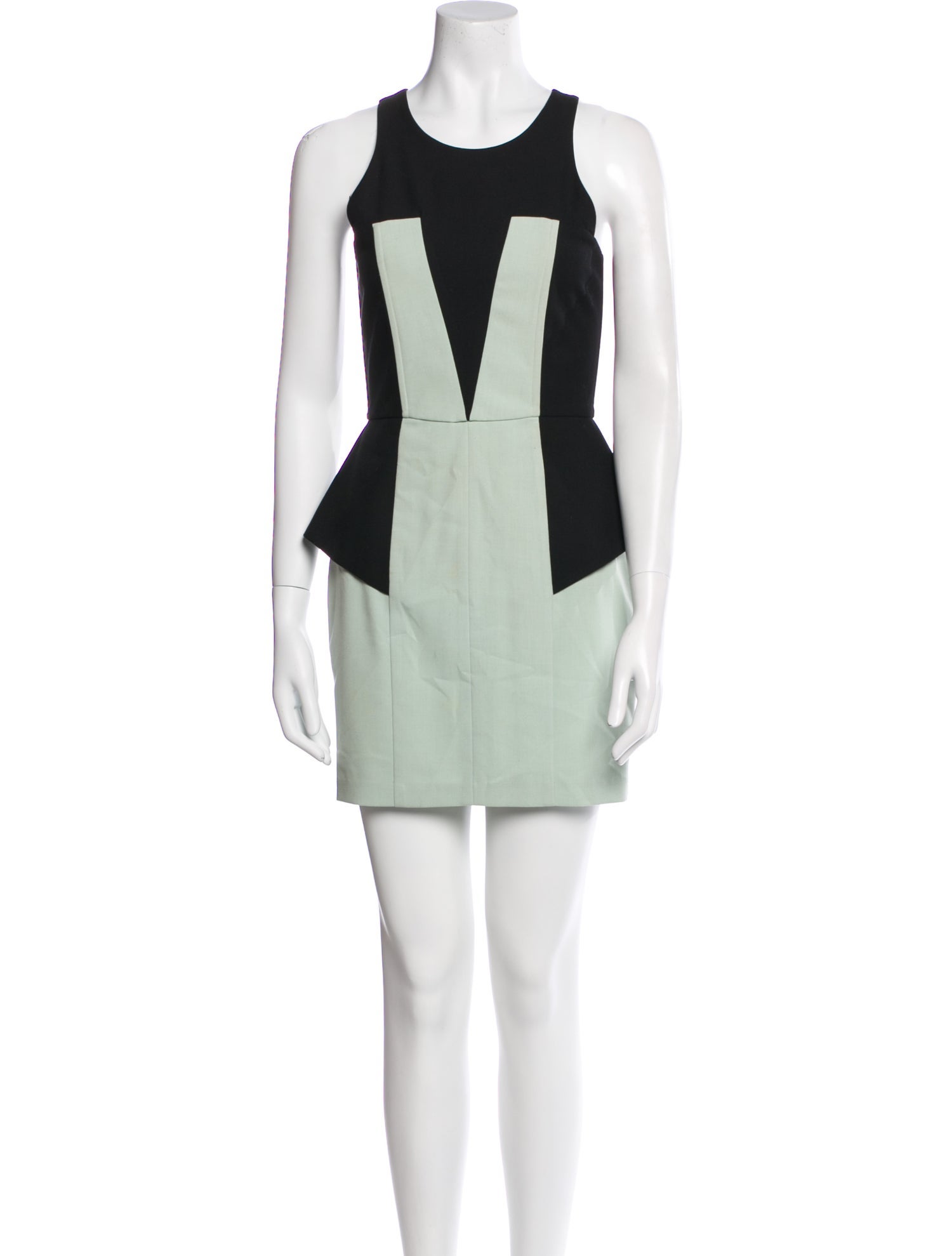 Mason Colorblock Pattern Mini Dress