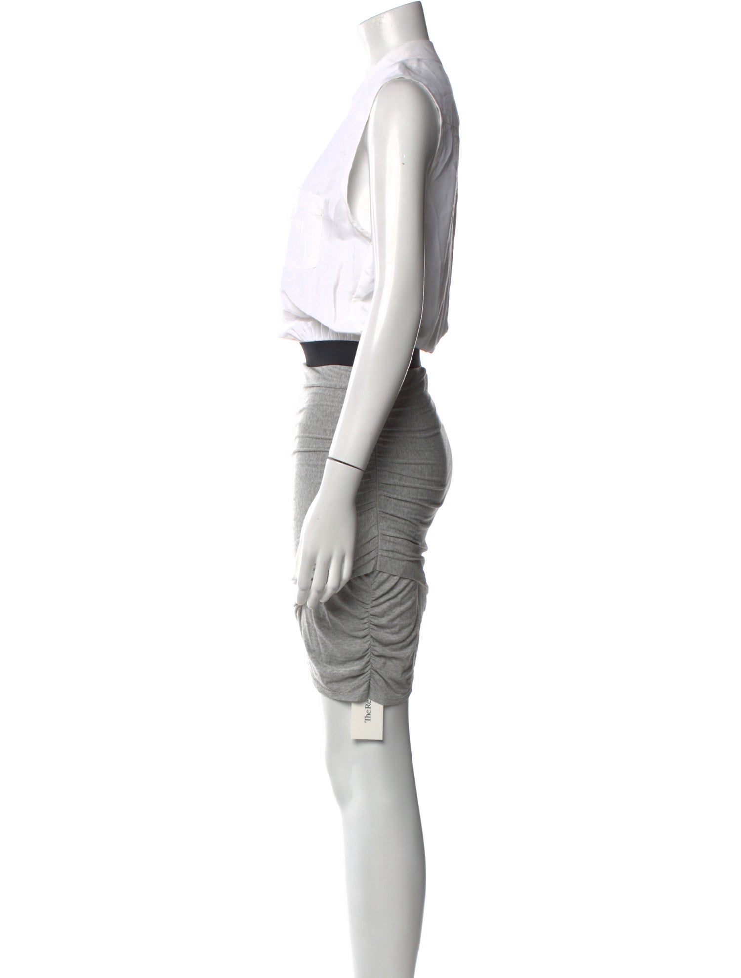 Mason V-Neck Knee-Length Dress