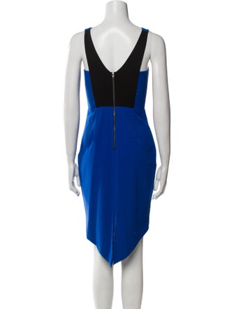 Mason V-Neck Knee-Length Dress