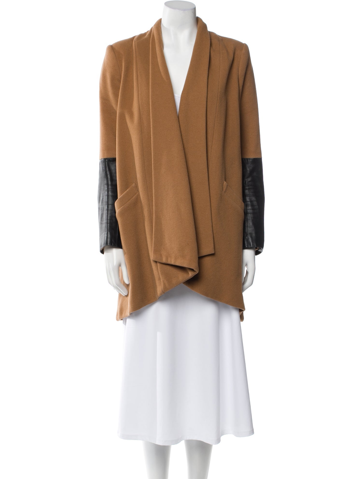 Mason Virgin Wool Colorblock Pattern Coat