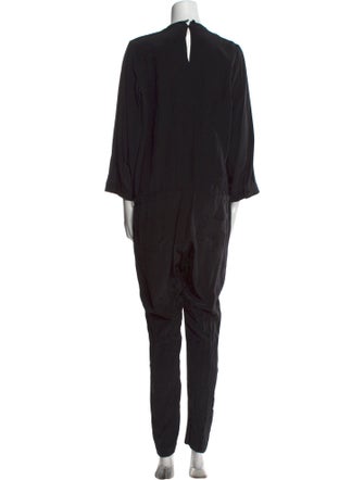 Mason Silk Plunge Neckline Jumpsuit