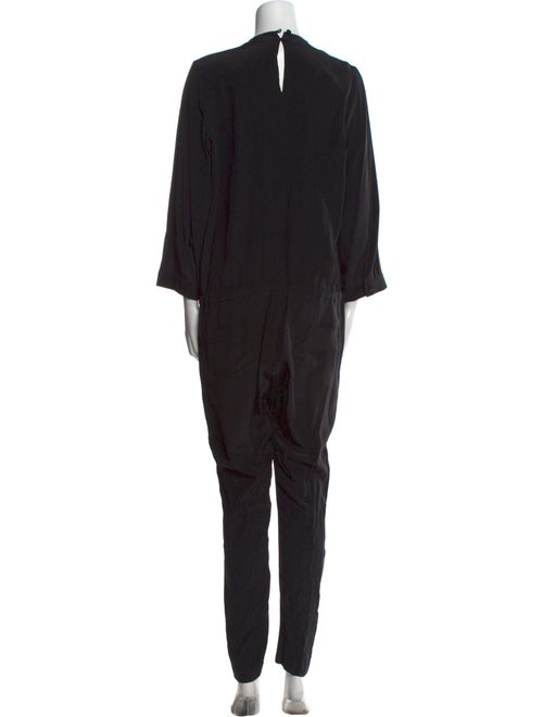 Mason Silk Plunge Neckline Jumpsuit