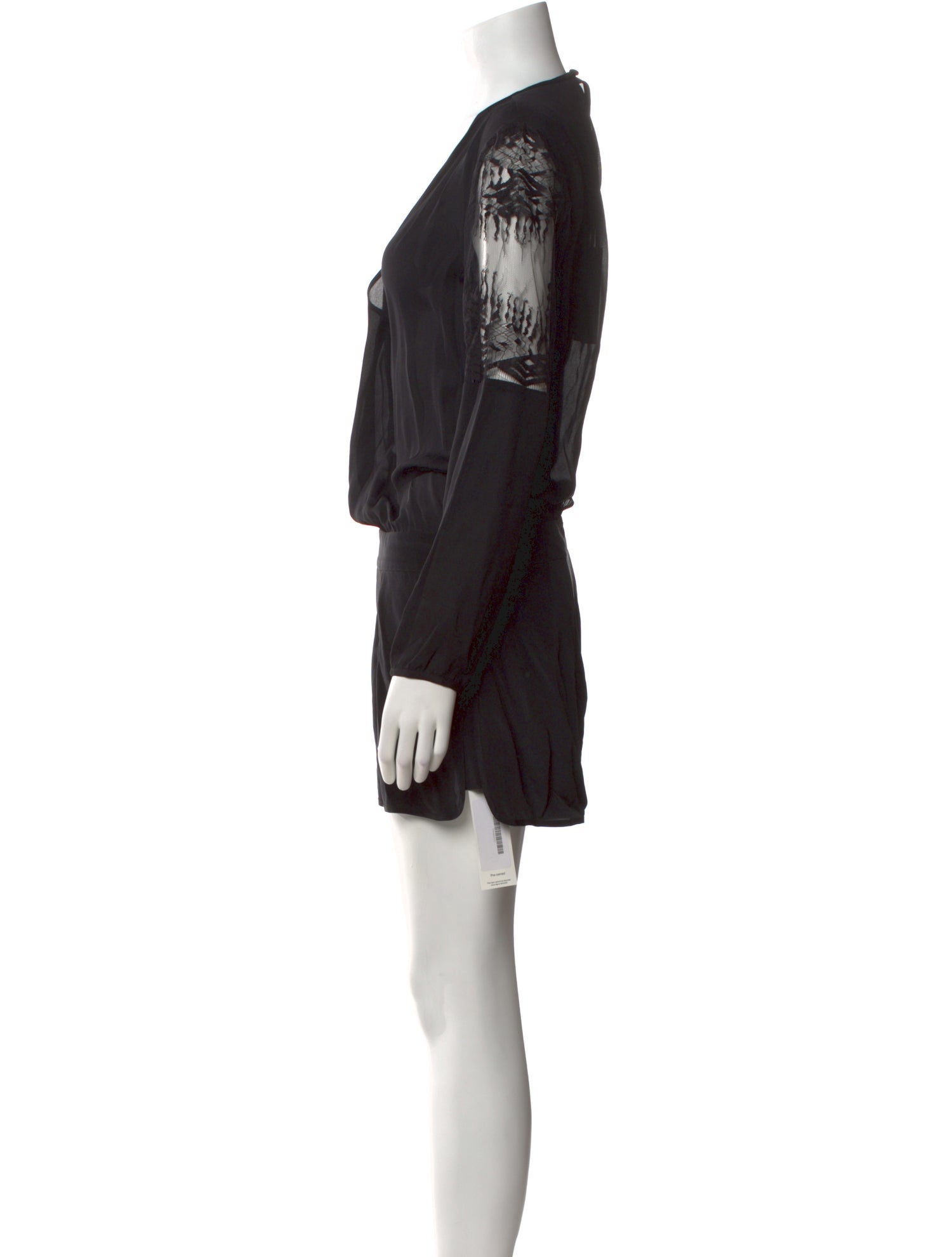 Mason Silk Plunge Neckline Romper w/ Tags