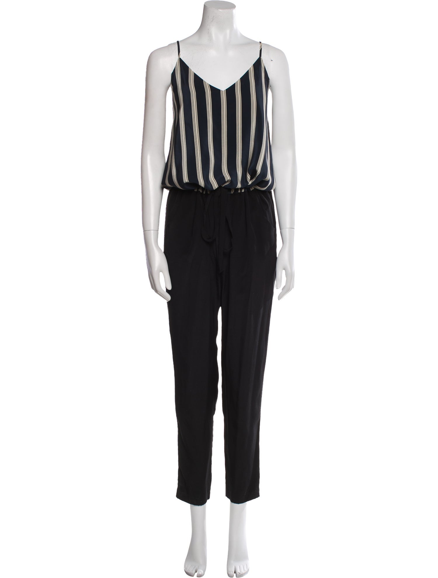 Mason Striped V-Neck Jumpsuit