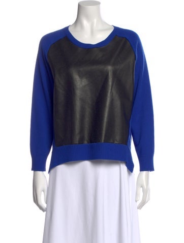 Pre-owned Mason Wool Crew Neck Sweater In Blue
